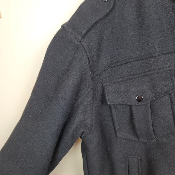 Jordan Craig Mens 2X Black Wool Blend Coat - Picture 2 of 9